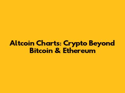Altcoin Charts: Crypto Beyond Bitcoin & Ethereum