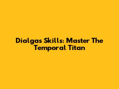 Dialga's Skills: Master The Temporal Titan