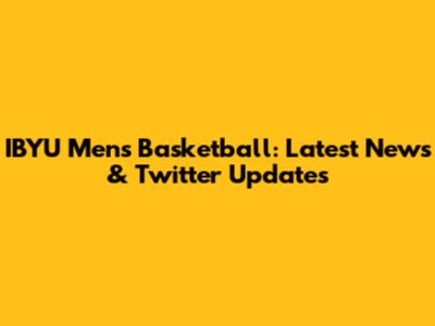 IBYU Men's Basketball: Latest News & Twitter Updates