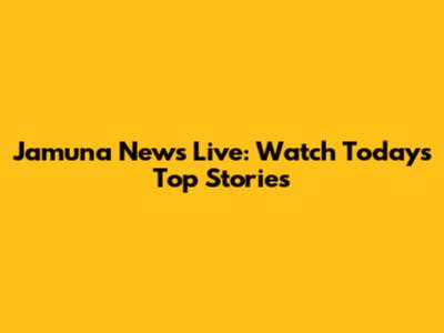 Jamuna News Live: Watch Today's Top Stories