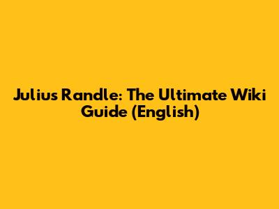 Julius Randle: The Ultimate Wiki Guide (English)