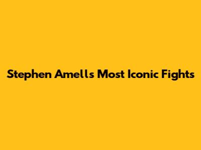 Stephen Amell's Most Iconic Fights